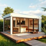 Elevate Your Tiny Home Experience with This Luxury Durable Outdoor Capsule Container