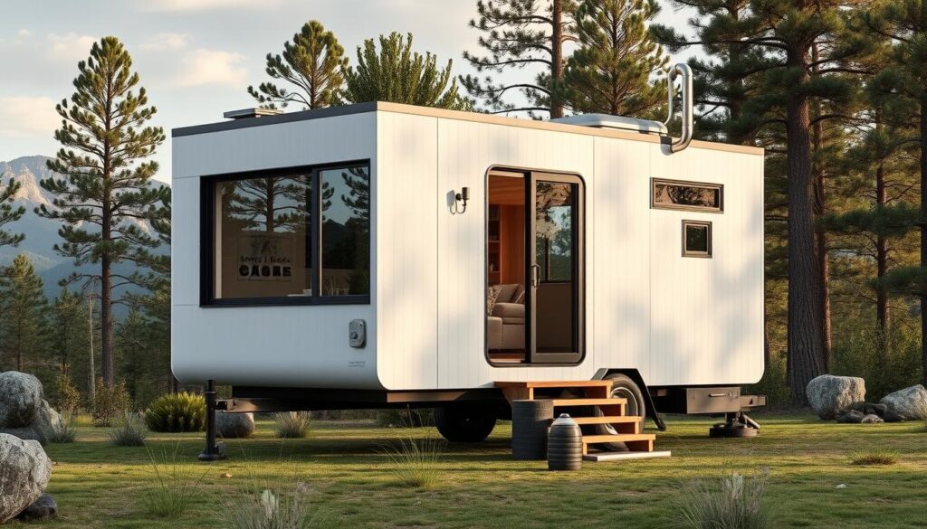 outdoor mobile tiny house